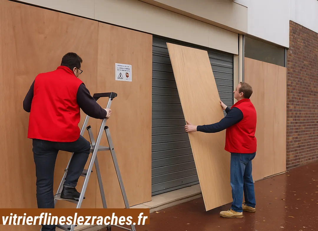 Mise en sécurité fermeture provisoire Flines-lez-Raches