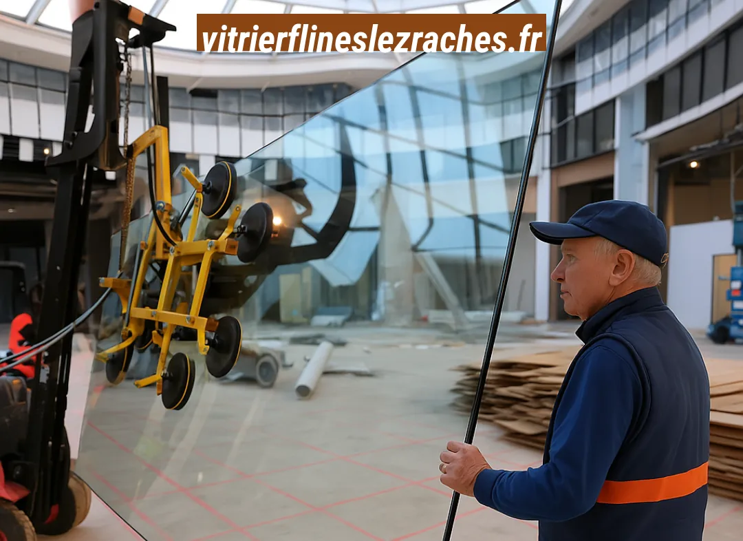 Remplacement de vitrine magasin Flines-lez-Raches